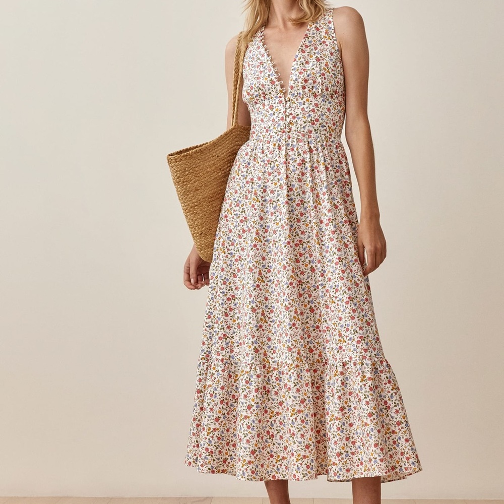 Reformation Floral Jovi Dress Size 2